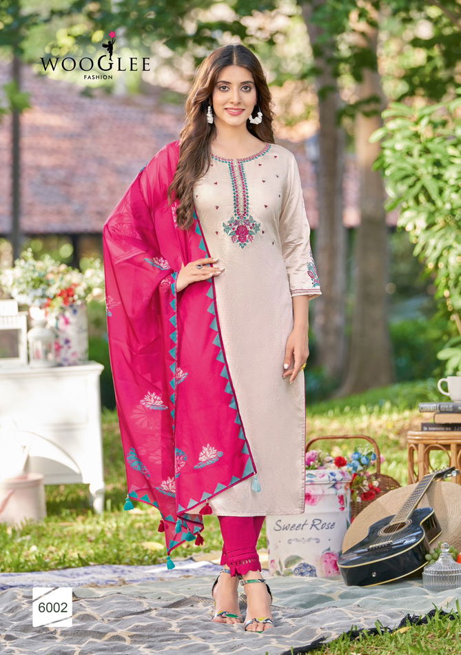 Kamakshi By Wooglee Kurti With Bottom Dupatta Wholesale Clothing Distributors In India